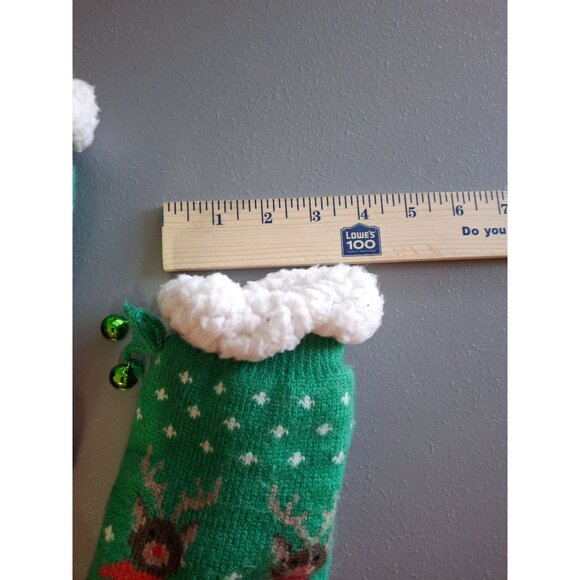 Christmas Reindeer Non-Slip Fuzzy Socks - Picture 4 of 4